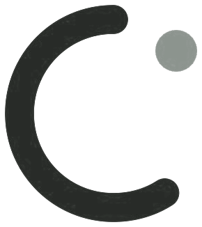 light C with grey dot