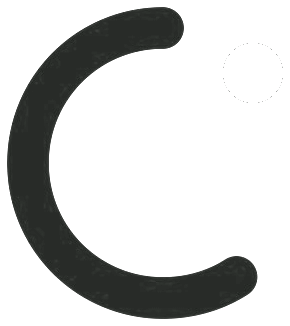light C with white dot